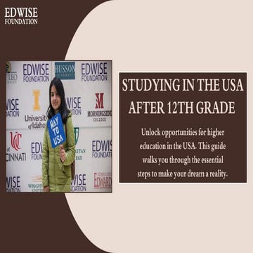F1 Visa Guide: Your Pathway to Studying in the USA. | PDF
