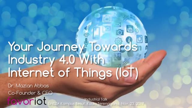 Your Journey Towards Industry 4.0 with Internet of Things