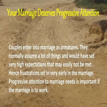 Your Marriage Deserves Progressive Attention