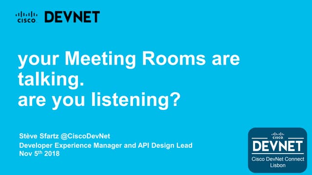 Meeting rooms are talking! are you listening?