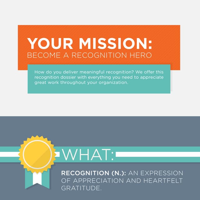 Your Mission: Become a Recognition Hero