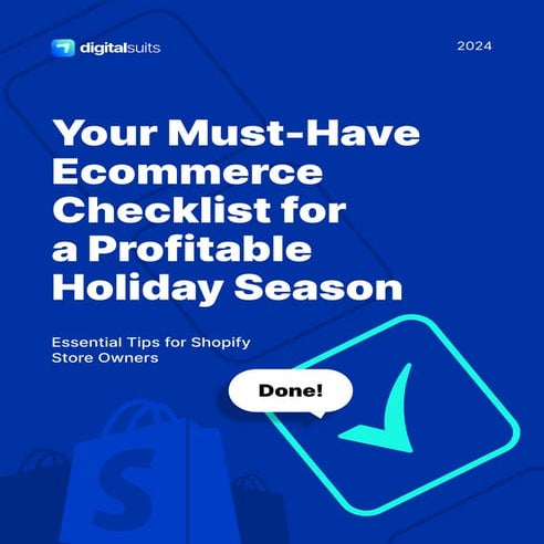 Your Must-Have Ecommerce Checklist for a Profitable Holiday Season | PDF