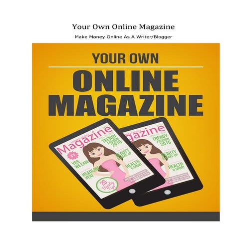 Your own online_magazine