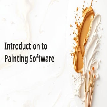 Comprehensive Introduction to Digital Painting Software and Tools | PPTX