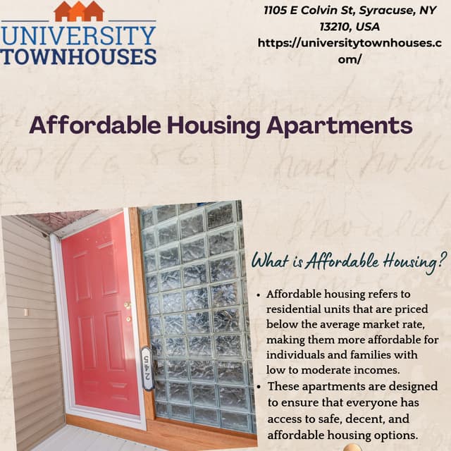 Economic Benefits of Affordable Housing Projects | PDF