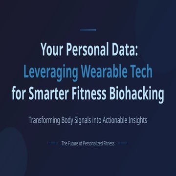 Your Personal Data: Leveraging Wearable Tech for Smarter Fitness ...