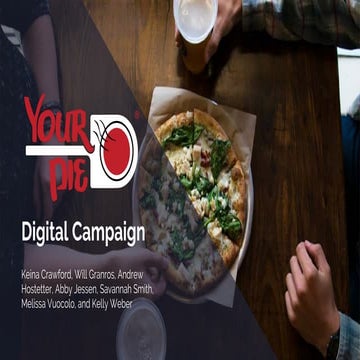 Your Pie (Athens, GA) Digital Marketing Campaign