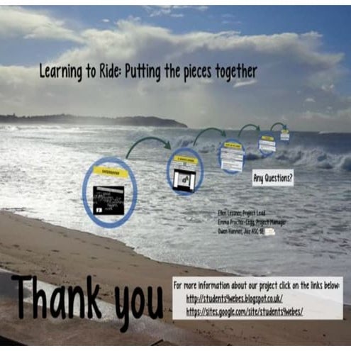 Learning to Ride: Creating a blended learning course teaching webinar skills  ALT-C 2014