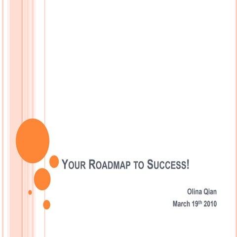 Your Roadmap To Success!