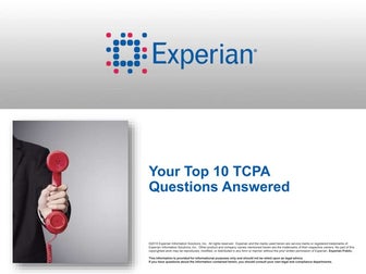 Your Top 10 TCPA Questions Answered