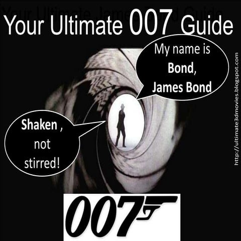 Your ultimate James Bond(007) guide