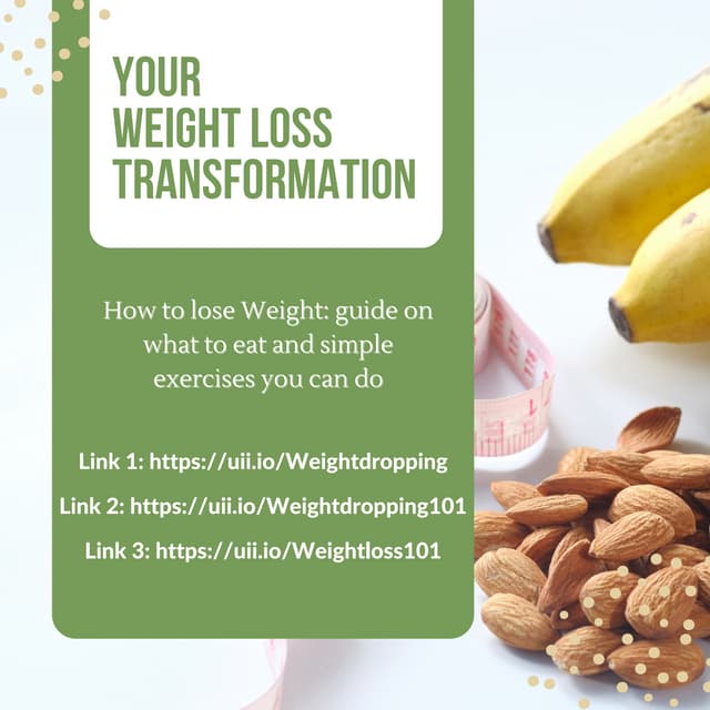 Your weight loss transformation | PDF