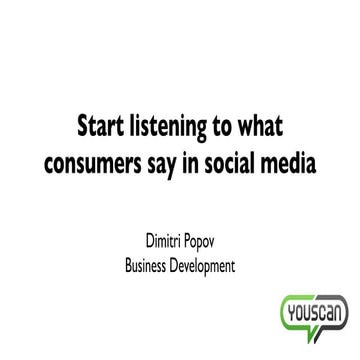 Listen to Russian consumers in social media with YouScan