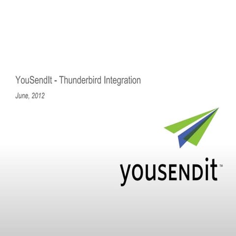 YouSendIt Thunderbird Integration