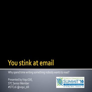 You stink at email: Why spend time ...