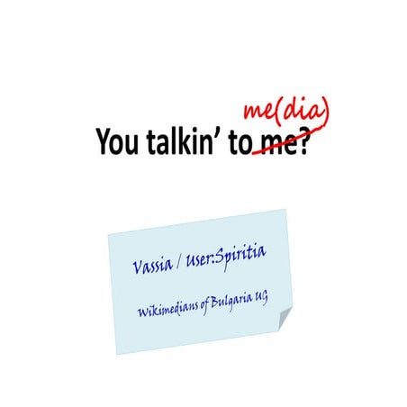 You talking to me(dia)   wmcee-2015