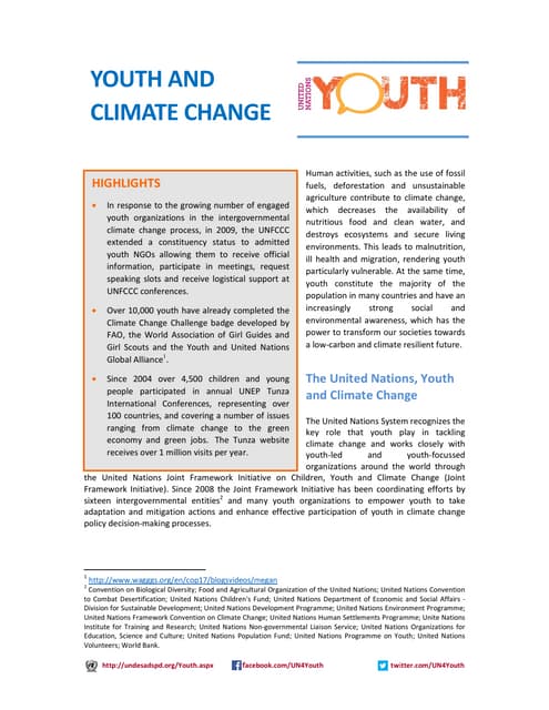 Youth climatechange