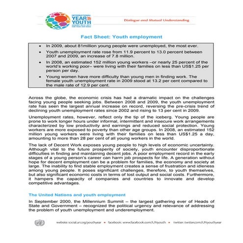Youth employment | PDF