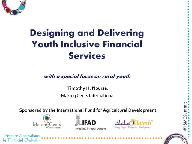 Designing and Delivering Youth-inclusive Financial Service