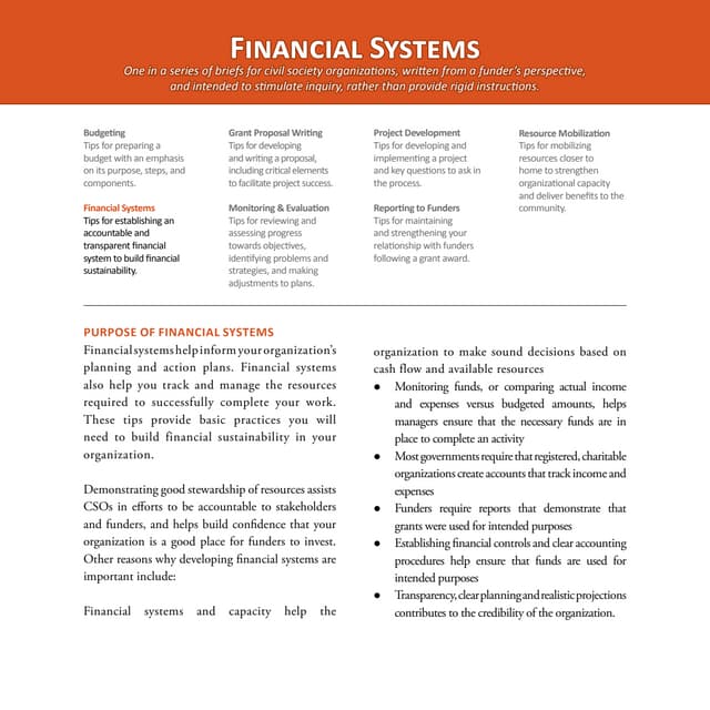 Youth3 financialsystems