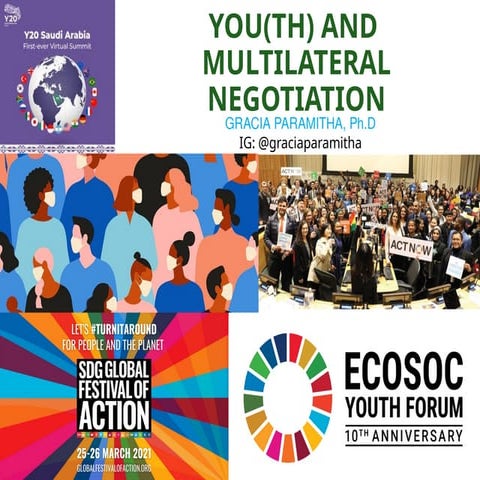 Youth Engagement and Multilateral Negotiation in Climate Action | PPTX