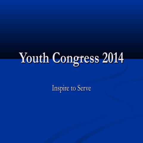 Youth congress 2014 - through the eyes of Priyanka
