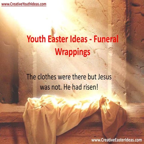Sermons for Youth - Funeral Wrappings | PPTX