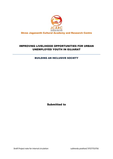 Youth economic empowerment by JCARC