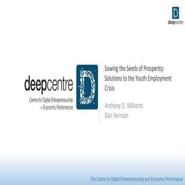 Sowing the Seeds of Prosperity: Solutions to the Youth Unemployment Crisis