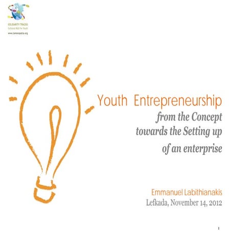 Youth enterpreneurship | PPT