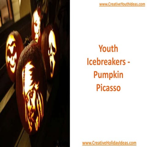 Youth Icebreakers - Pumpkin Picasso