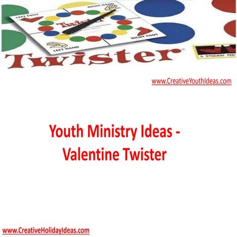Youth Ministry Ideas - Valentine Twister