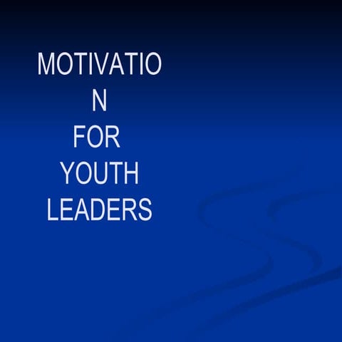 Youth  Motivation