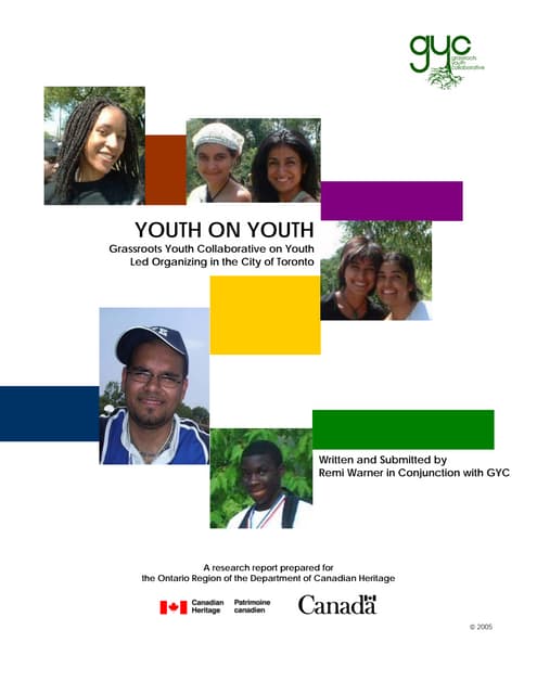 Youth On Youth  Gyc Report Final