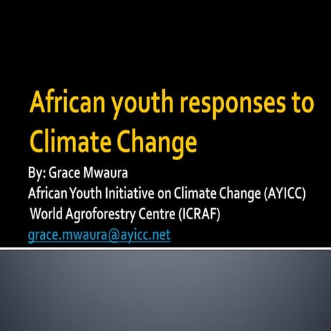 Youth Responses To Climate Change