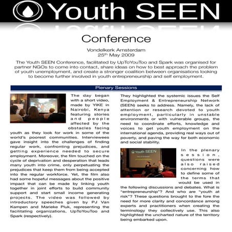 Youth SEEN Conference Report