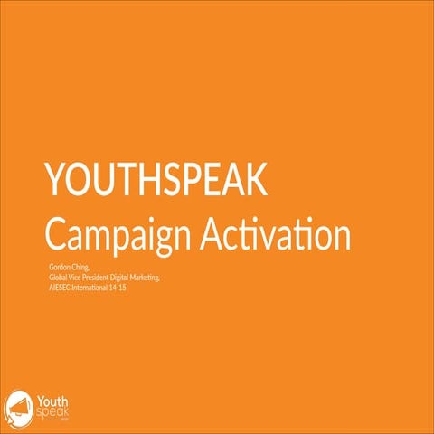 YouthSpeak Activation 