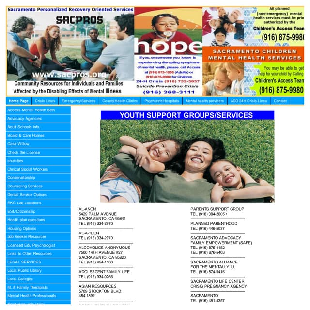 Youth Support Services Sacramento County