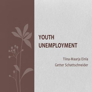 Youth Unemployment