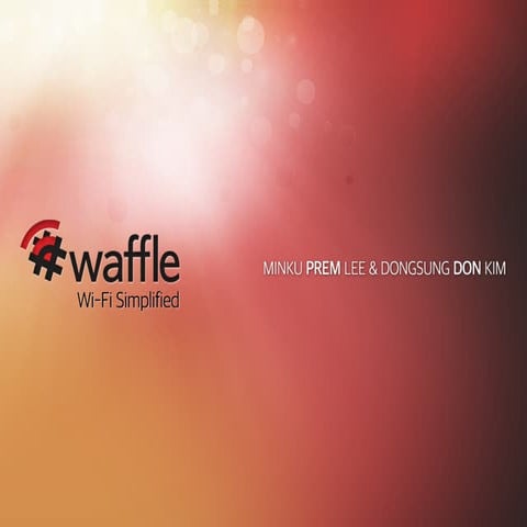 Waffle @ Youth Venture Summit 2011 - Minku Lee & Dongsung Kim