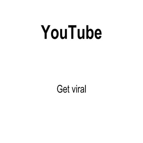 You tube