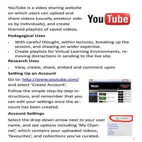 YouTube | PDF