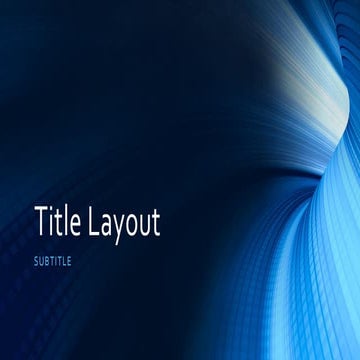 Title layout | PPTX