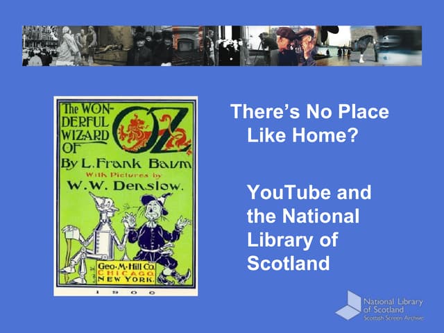 YouTube and the National Library of Scotland