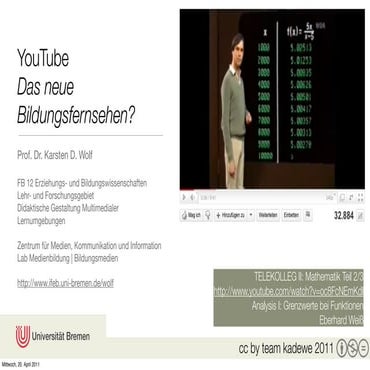 YouTube - das neue Bildungsfernsehen