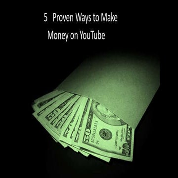 Youtube earning easy tips THIS IS THE COMPLETE  PRESENTATION ON HOW TO EARN M...