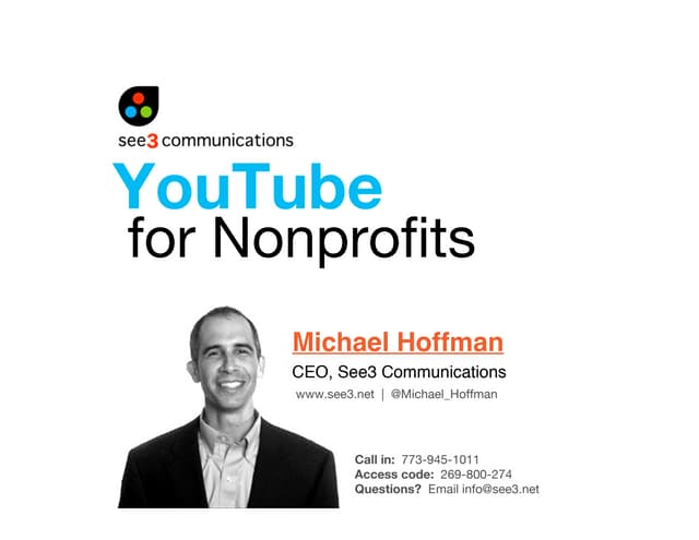 YouTube for Nonprofits