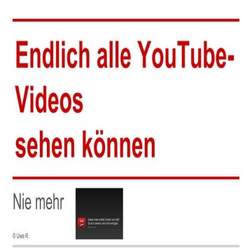 Youtube für alle