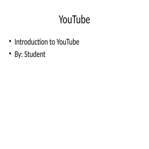YouTube_Introduction for those who want to be vlogger.pptx
