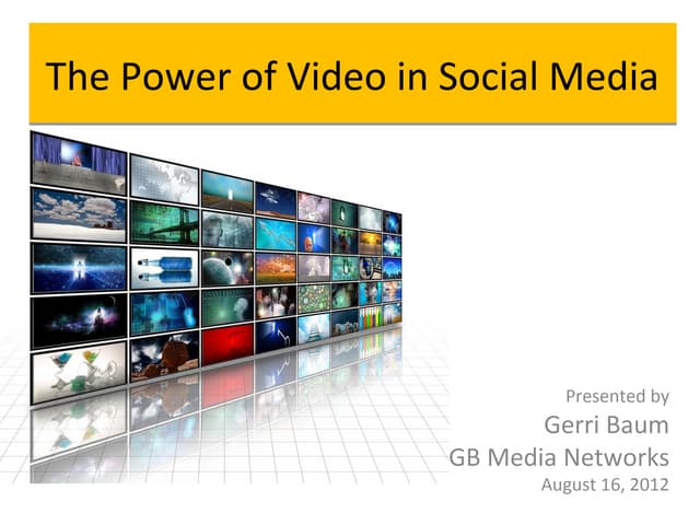 The Power of Video and YouTube in Social Media